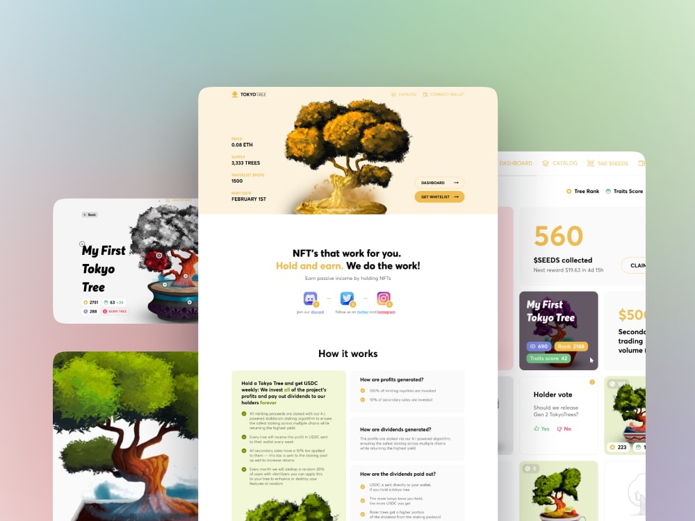 Multi-page website